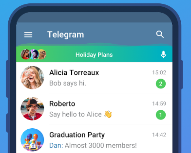 Telegram 上开始一对一聊天