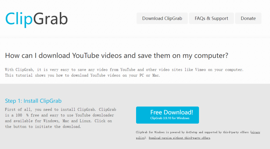 ClipGrab 