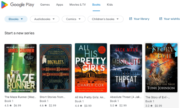 Google Play ブックス: オールインワンの電子書籍プラットフォーム