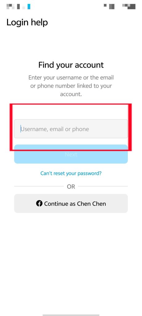 Instagram登录页面