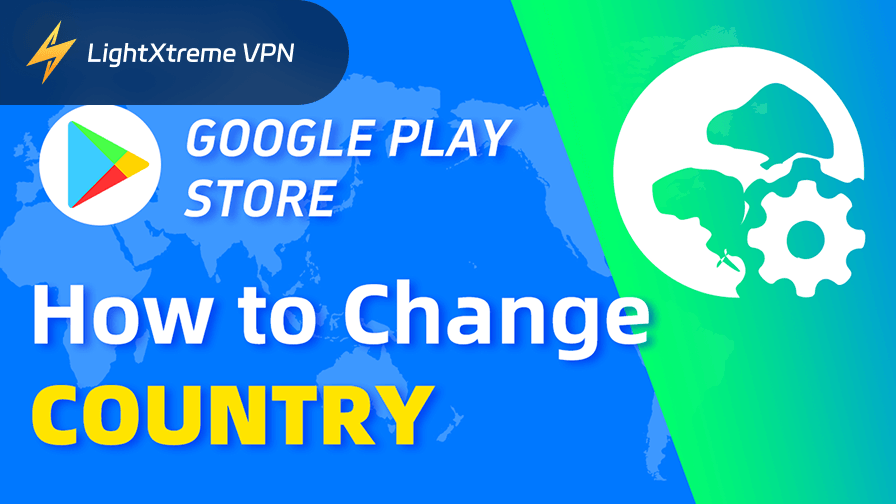 Google Play Store 국가 변경 방법