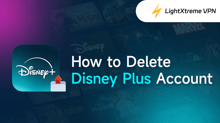 delete Disney Plus account