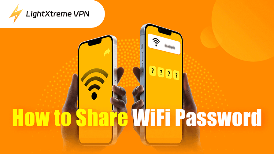 how to share WiFi password