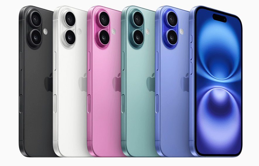 iPhone 16/16 Plus 官方顏色