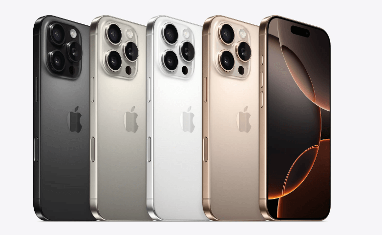 iPhone 16 Pro/16 Pro Max 官方顏色