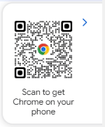 Установите Chrome на мобильное устройство с помощью QR-кода