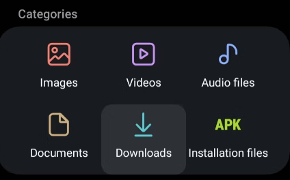 Downloads Folder on Android