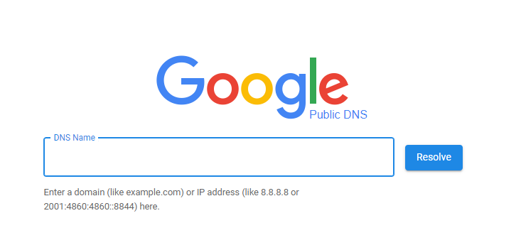 google dns servers
