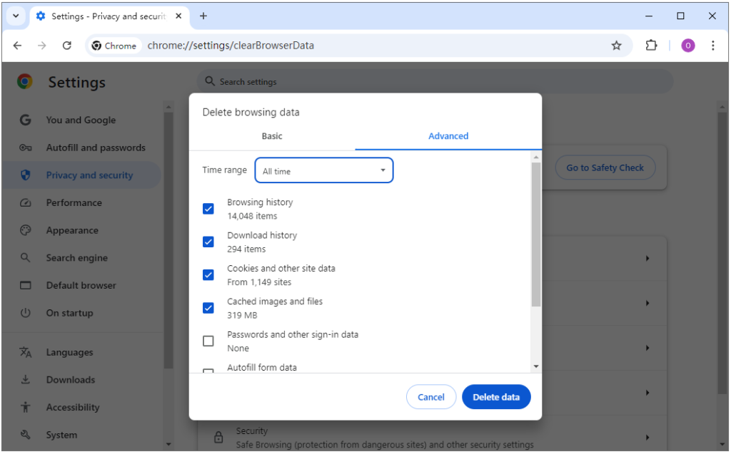borrar cookies Chrome