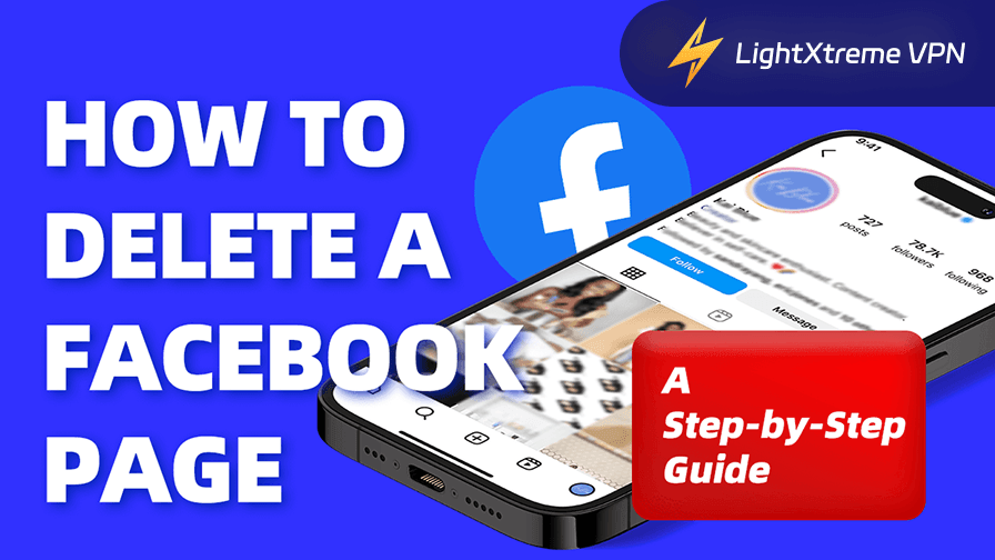 How to delete a Facebook page