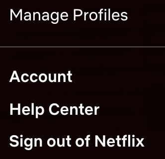 退出Netflix