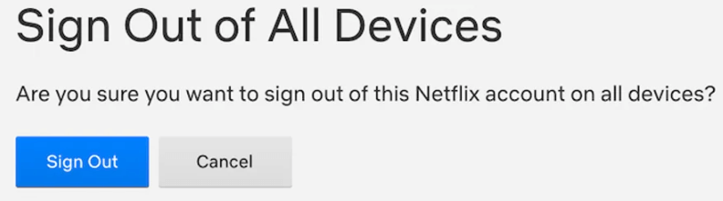 Как выйти из Netflix на всех устройствах