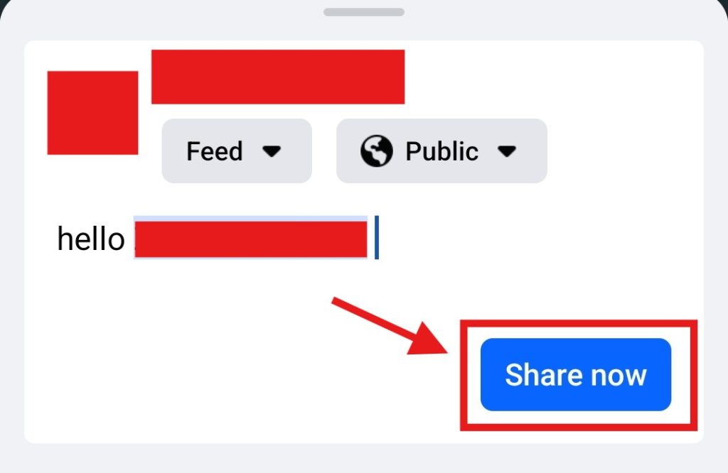 Click the “Share now”