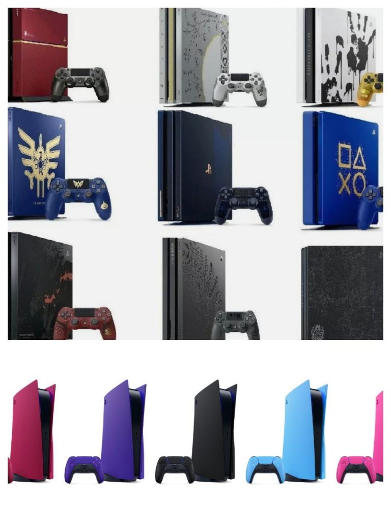 PS4 Pro 대 PS5: 색상 및 디자인