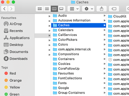 clear System cache