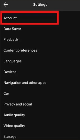 отменить Spotify premium через мобильное приложение