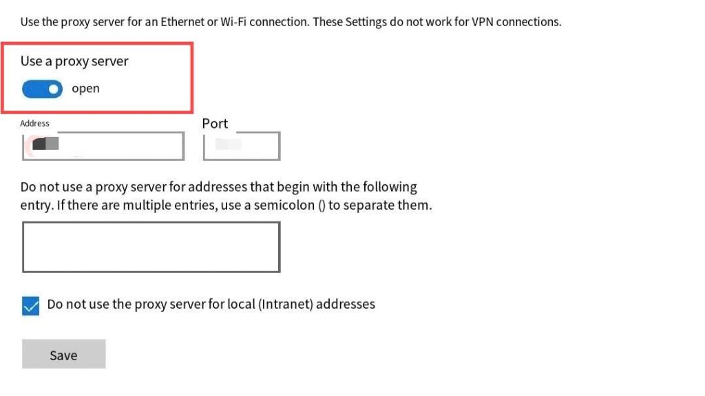 set up a proxy server