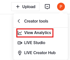 View Analytics in TikTok