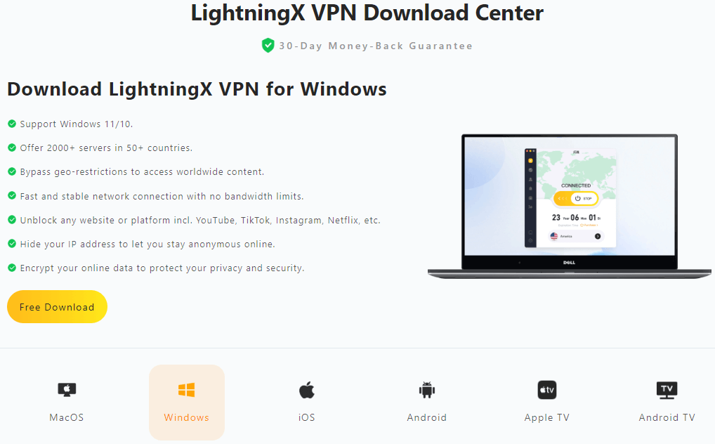 Descargar e instalar LightningX VPN