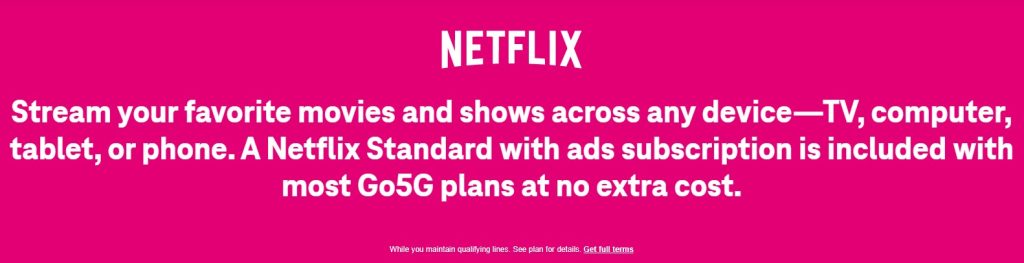 Netflix on Us Plan