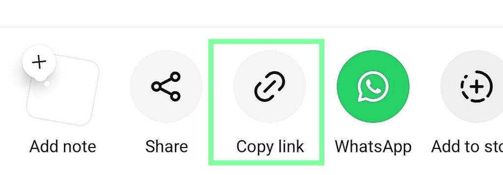 Click “Copy link”