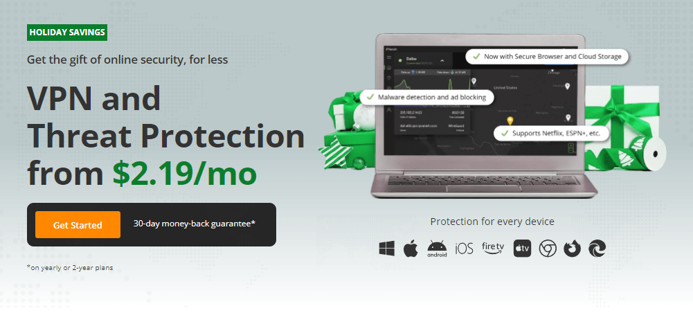 IPVanish: Free VPN for Amazon Prime Video