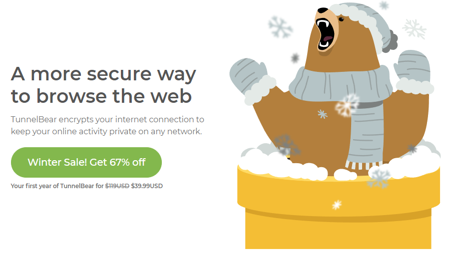 TunnelBear: Free VPN for Amazon Prime Video