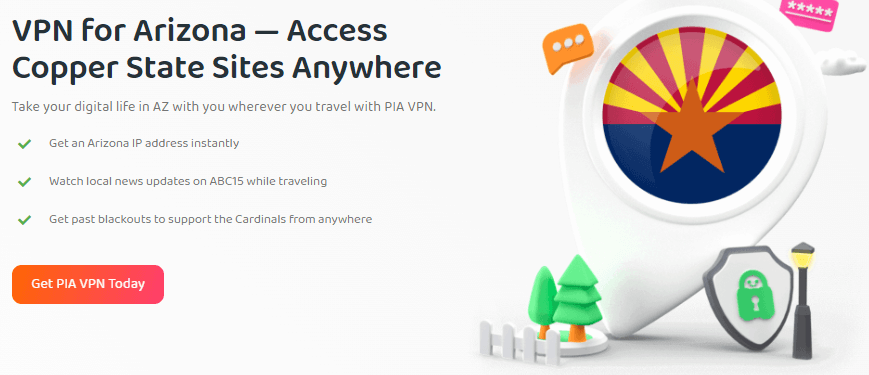 Best Arizona VPN: Private Internet Access (PIA)