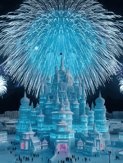 ハルビンの「氷雪世界」