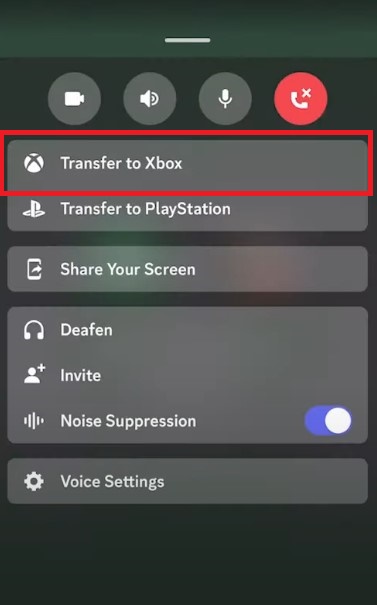 Transfer Voice to Xbox