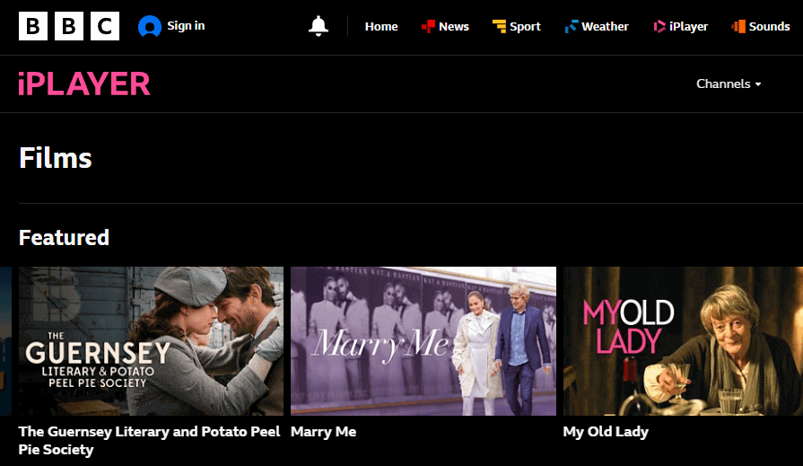 descargar peliculas gratis en BBC iPlayer