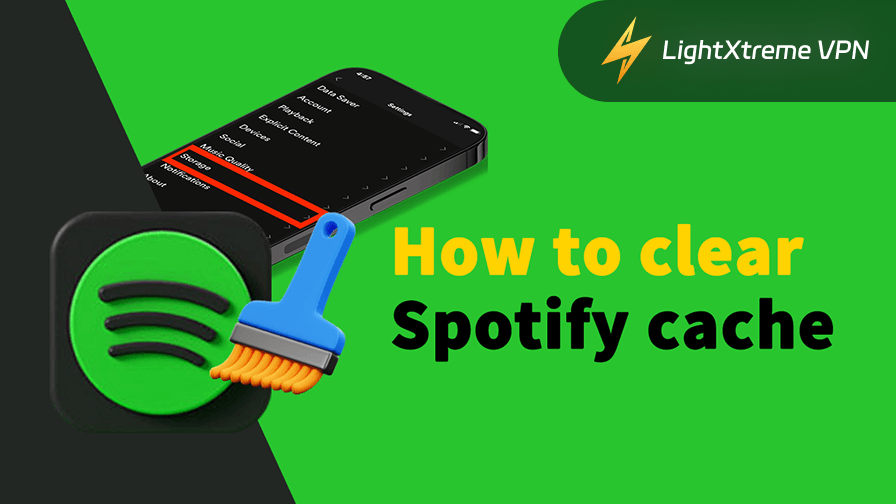 how to clear Spotify cache