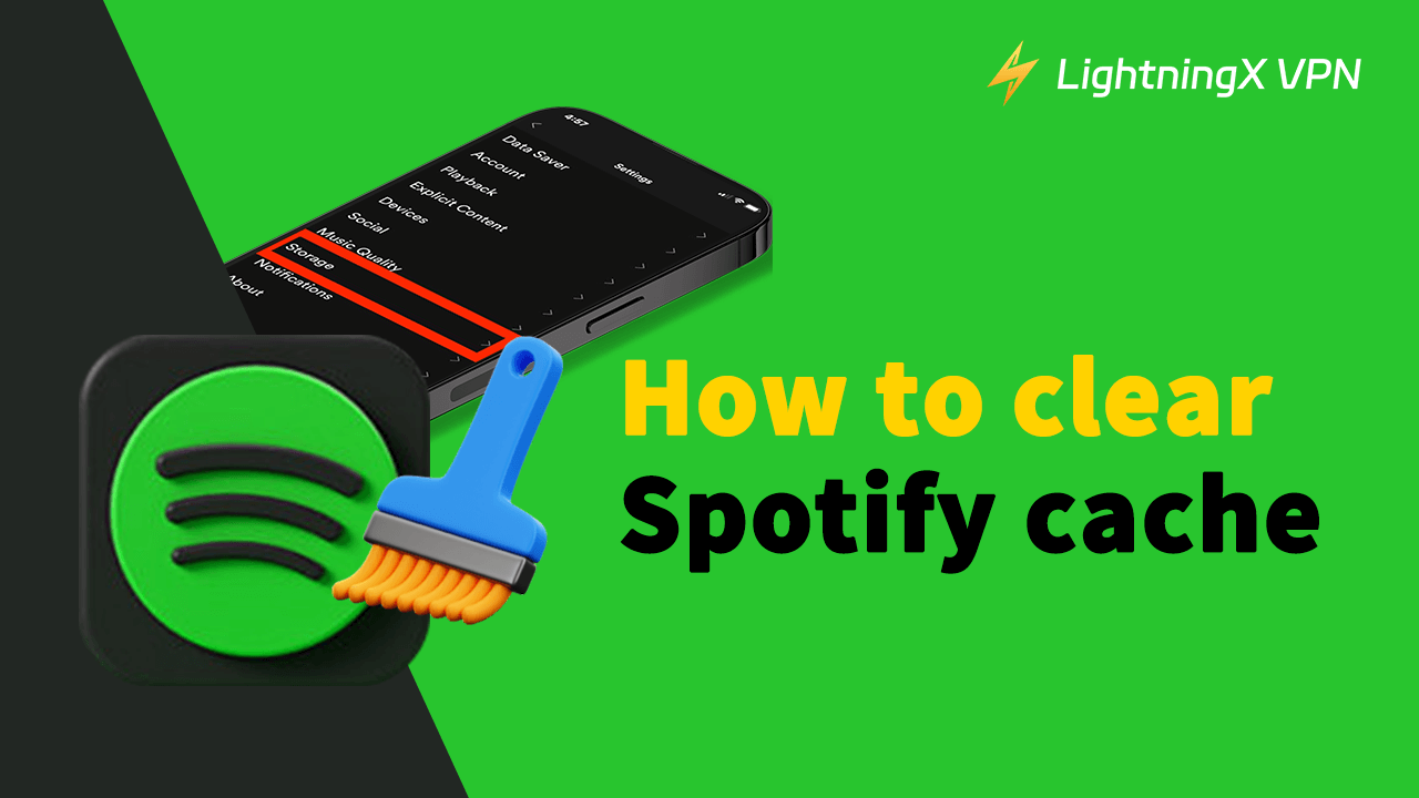 how to clear Spotify cache