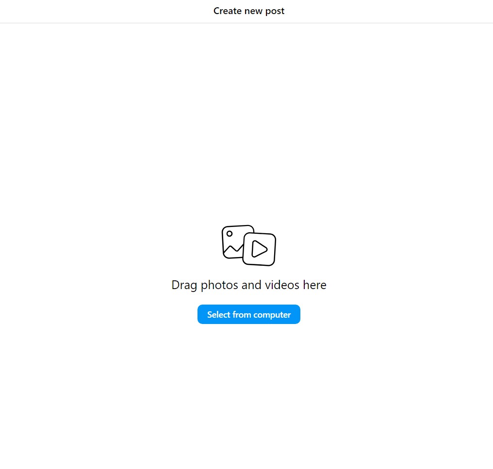 Click "Select from computer"