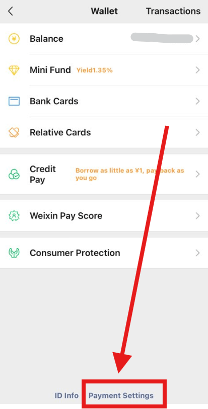 Set up a payment password