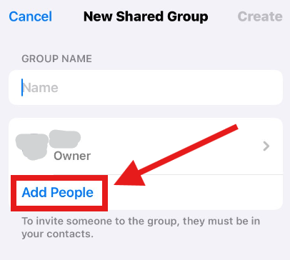 Create a Shared Group