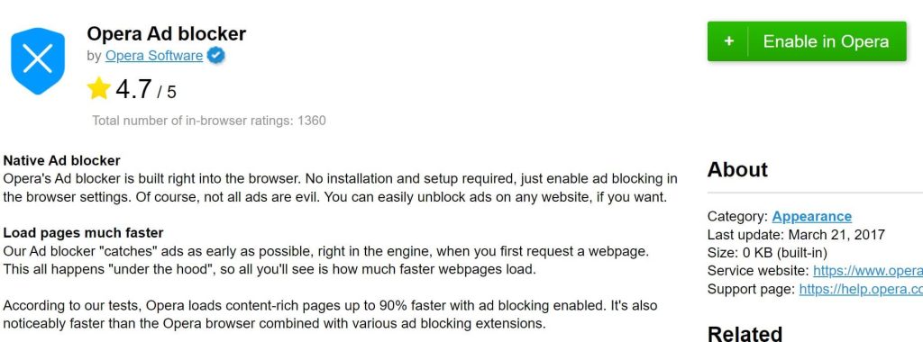 Opera Ad Blocker