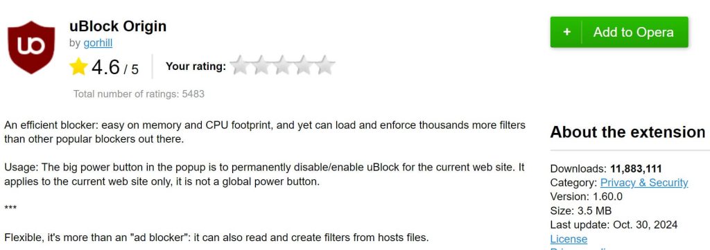uBlock Origin