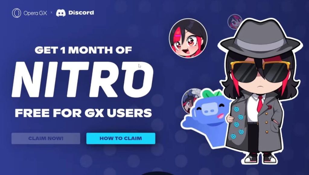 Opera GX Discord Nitro