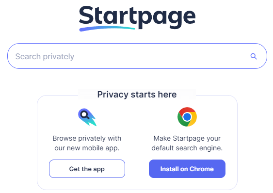 Startpage検索エンジン/ブラウザ