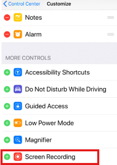 screen record on your iPhone