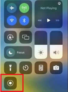 start to screen record 