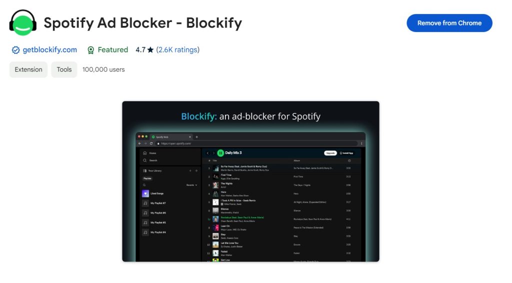 Spotify Ad Blocker - Blockify