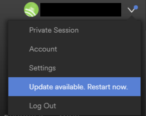 Update Spotify
