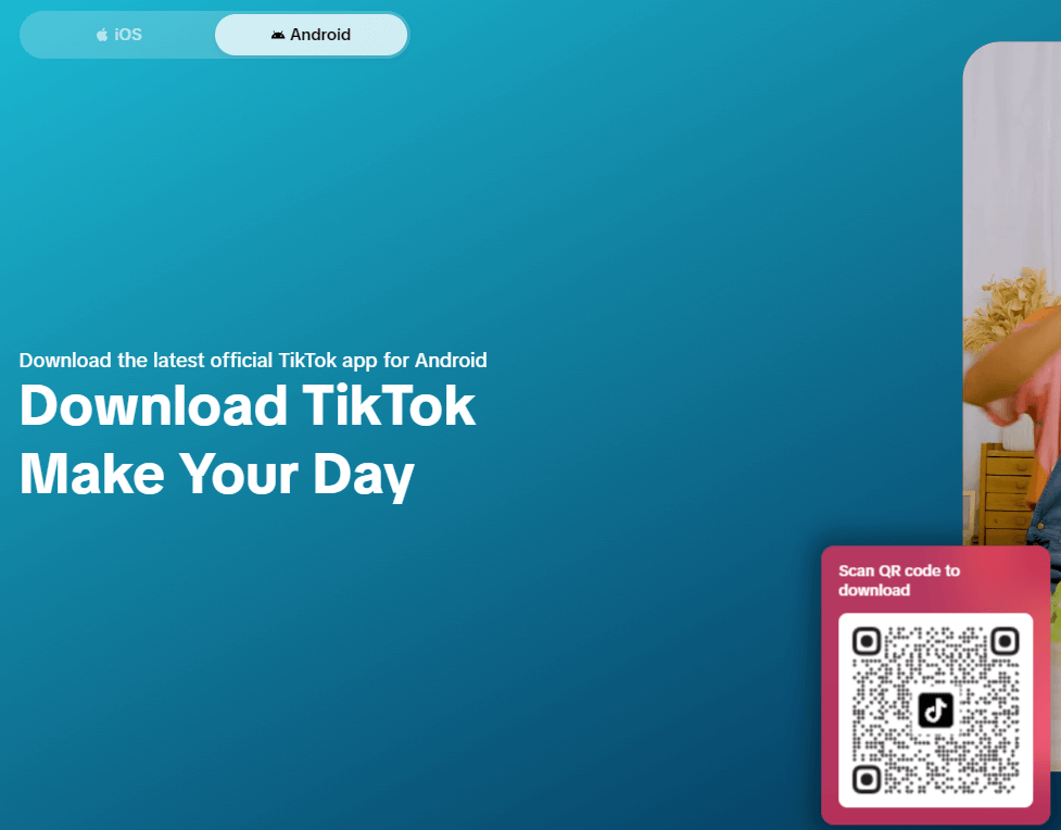 直接从TikTok官网下载TikTok安装文件