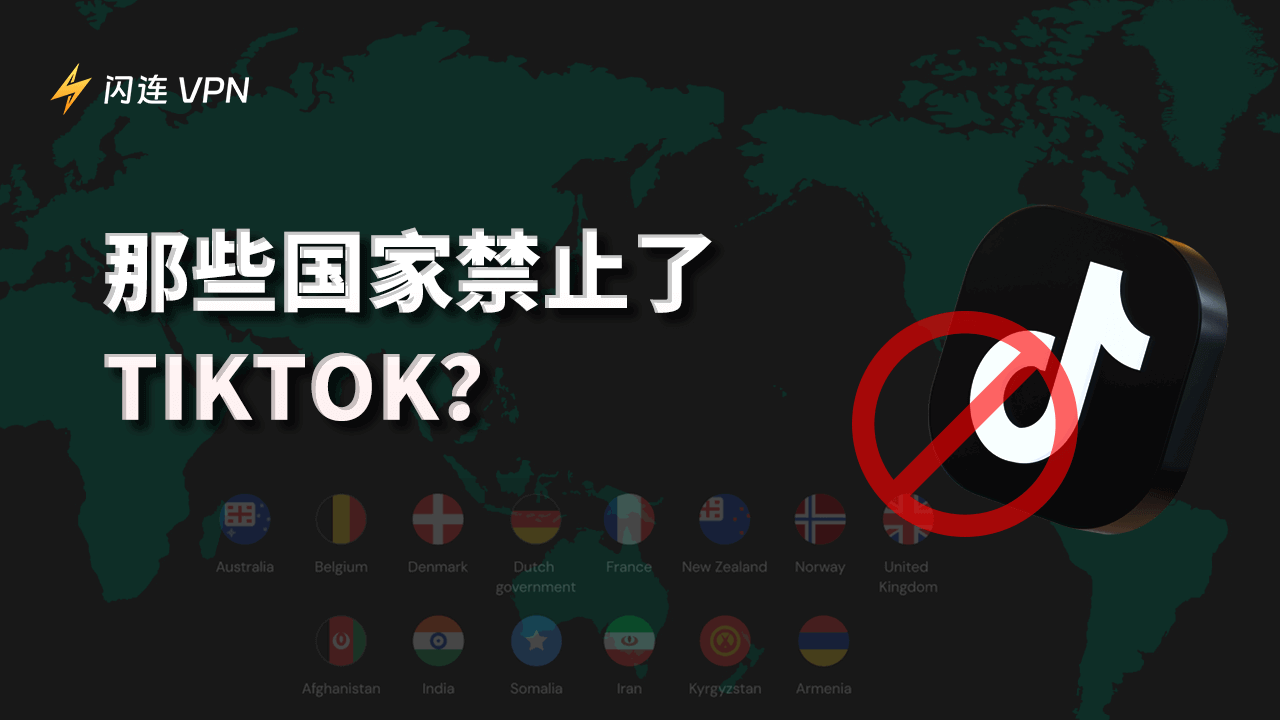 哪些国家禁止了TikTok?
