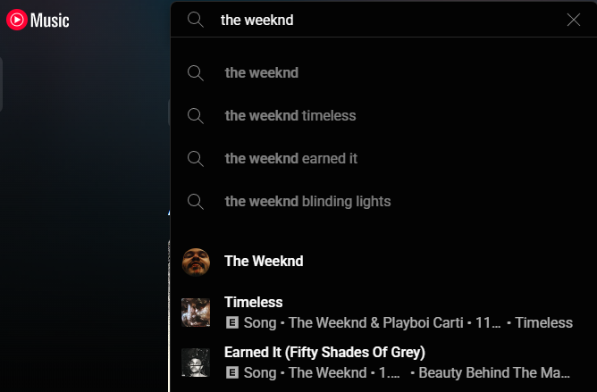 Spotify User Interface