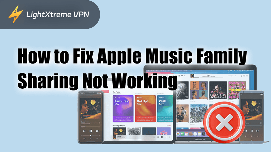 Apple Music ファミリー共有 できない？【7つの解決策】