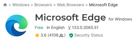 Microsoft Edge下载页面
