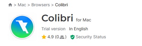 Colibri Browser下载页面